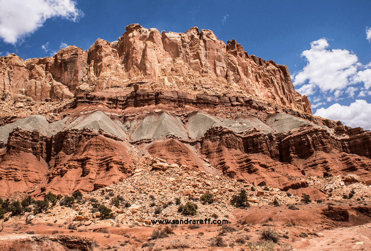 Glicee print of geologic formation at Capitol Reef