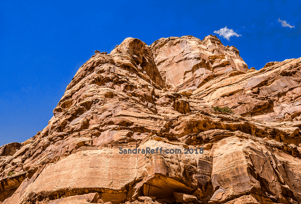 Glicee print of geologic formation at Capitol Reef