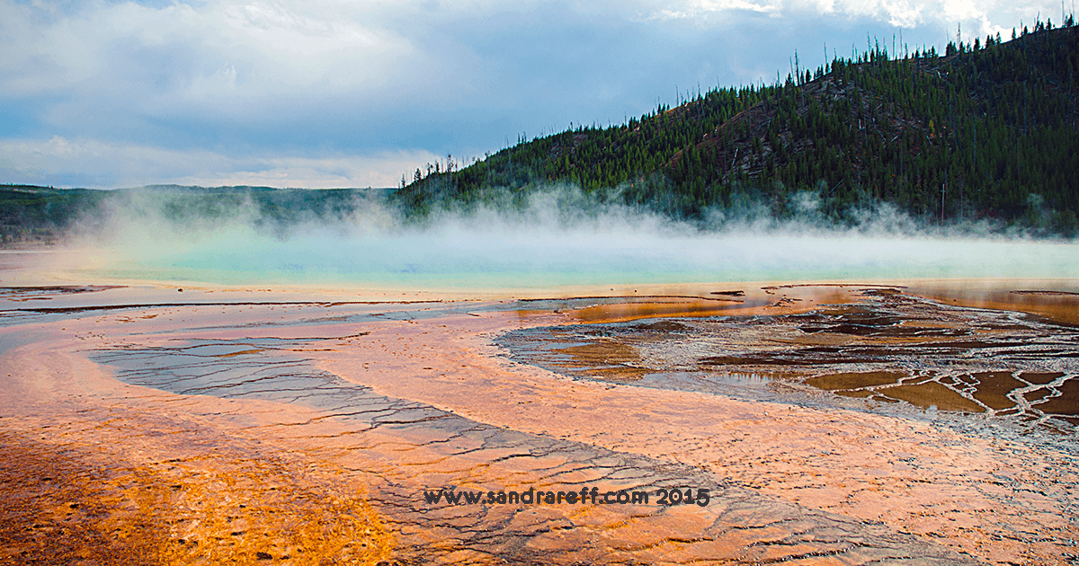 Glicee print of Grand Prismatic Spring